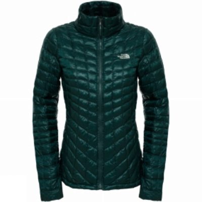 The North Face Womens ThermoBall Jacket Darkest Spruce